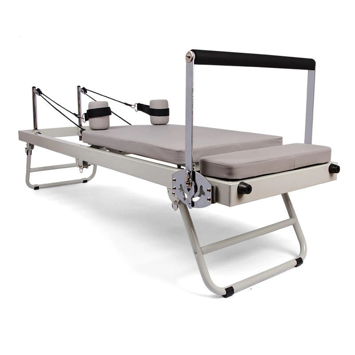 Foldable Iron Pilates Reformer Compact Home Studio Equipment