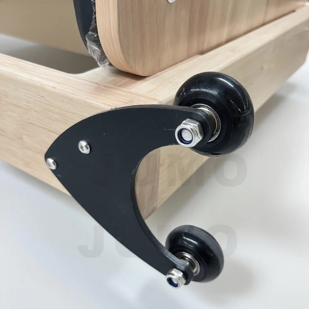 Jumo Commercial Foldable Oak Wood Pilates Reformer Black