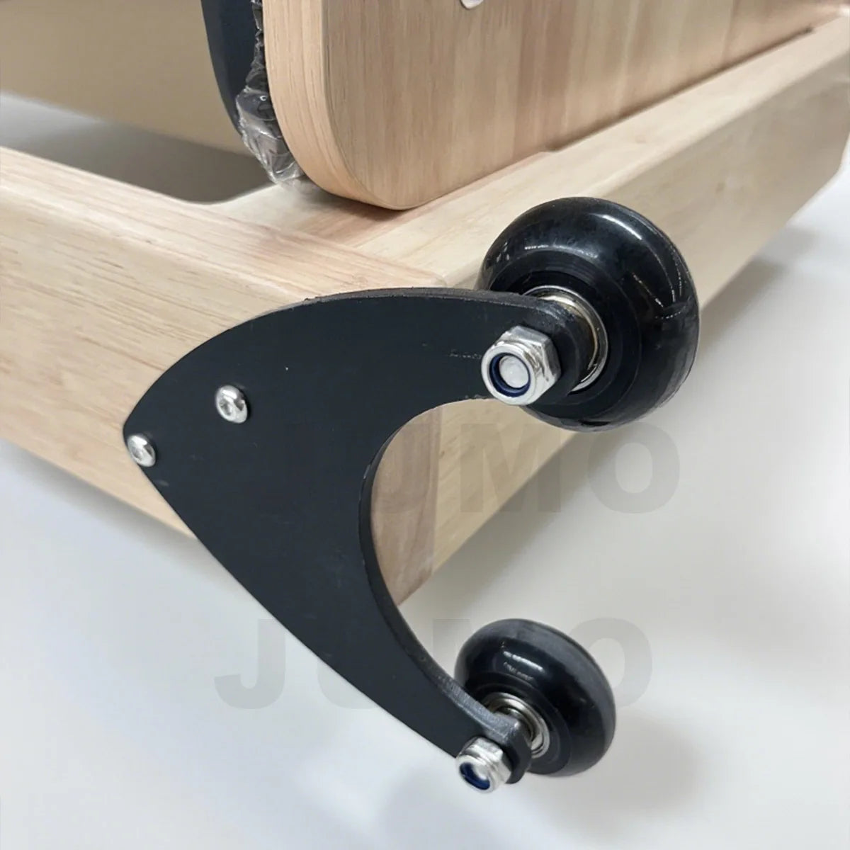 Jumo Commercial Foldable Oak Wood Pilates Reformer Black