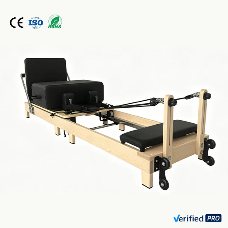 JUMO Professional Maple Wood Pilates Reformer Folding Luxury Equipment