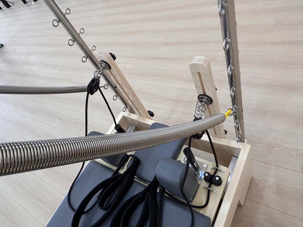 Maple Wood Half Tower Pilates Reformer Commercial Studio Equipment