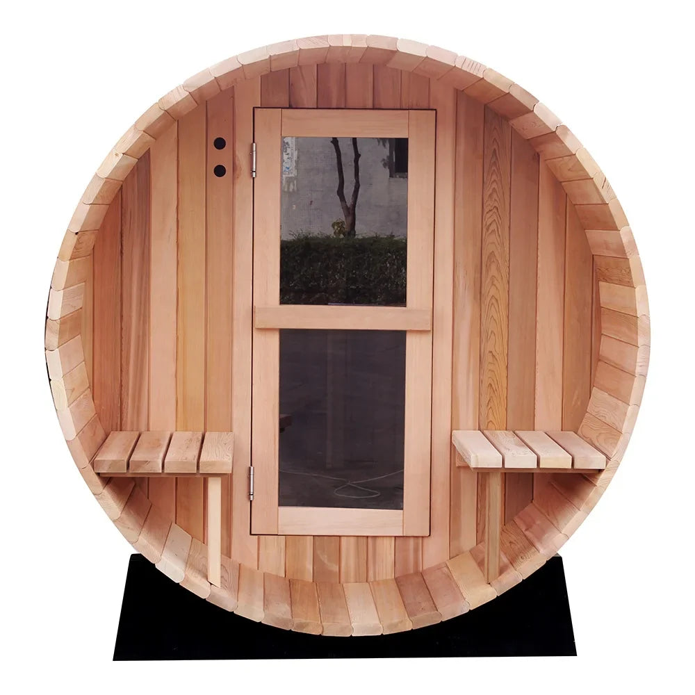 Custom Barrel Sauna Red Cedar Alfresco Outdoor Living Australia