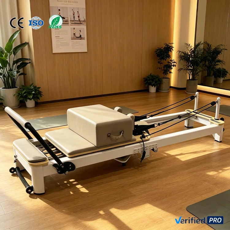 JUMO Professional Portable Aluminum Foldable Pilates Reformer for Home Use