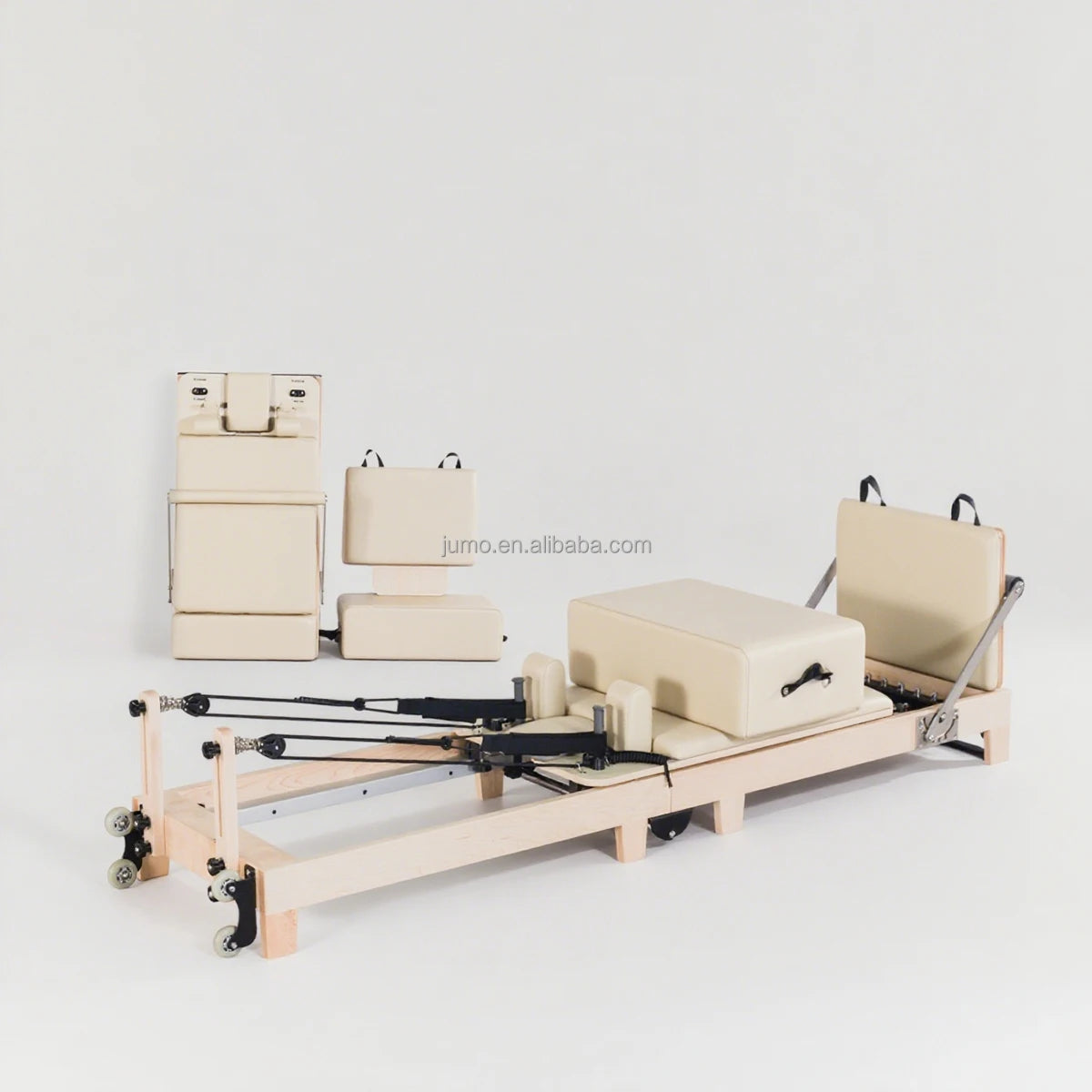 JUMO Foldable Maple Wood Pilates Reformer Studio Home Equipment