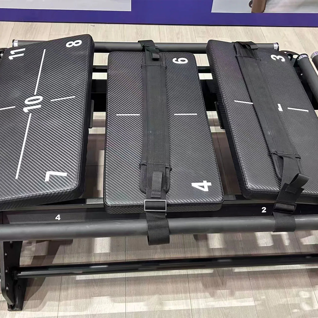 Studio-Grade Aluminum Pilates Reformer Machine 332cm Black