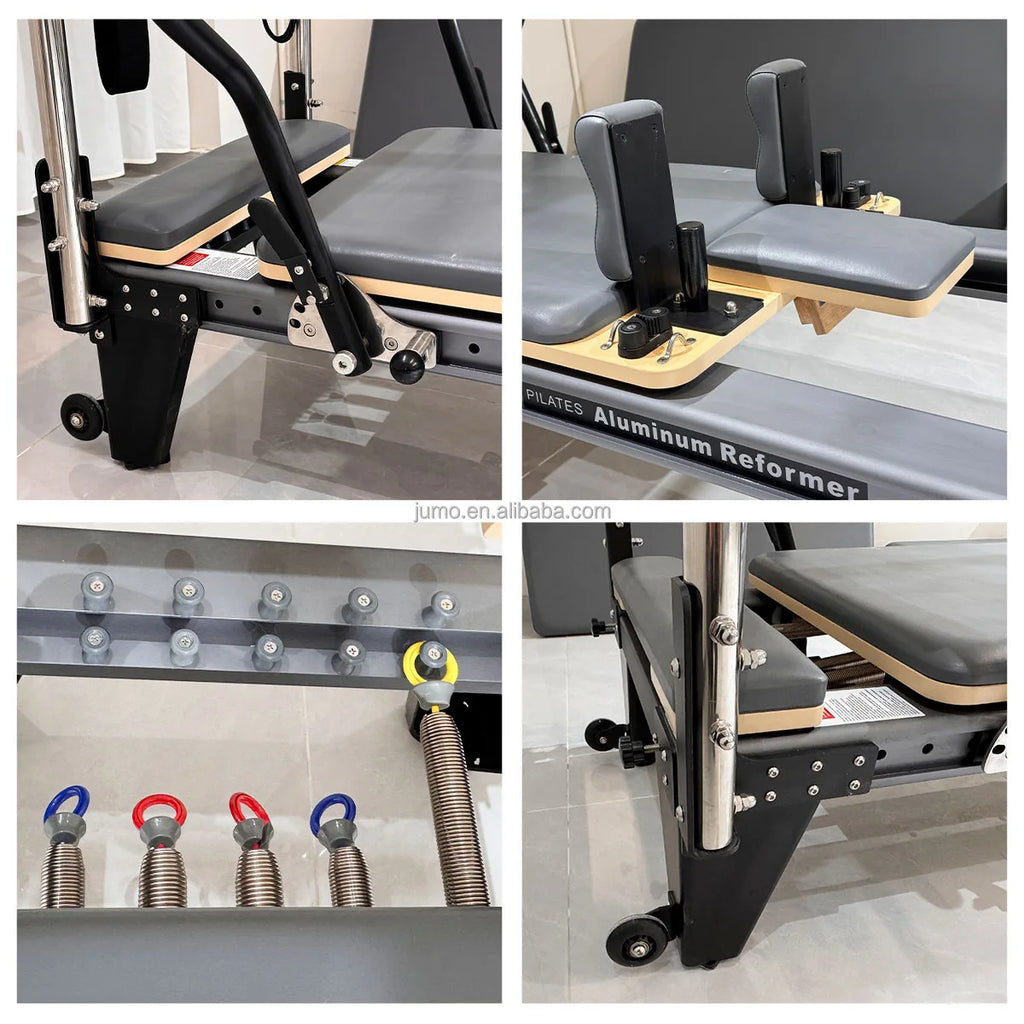 Cadillac Pilates Reformer Aluminum Alloy 94in Black
