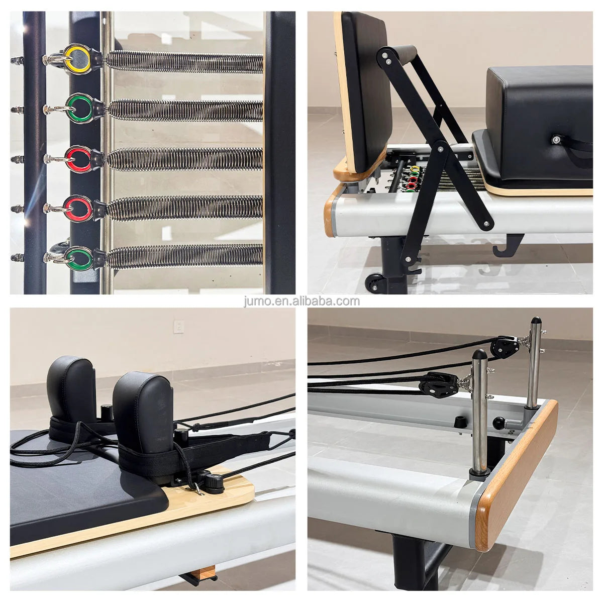 Professional Aluminum Pilates Reformer Bed With Korean Spring