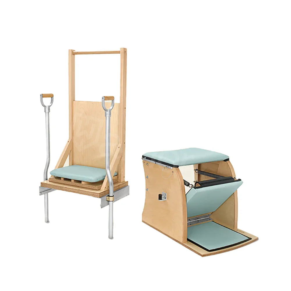 Pilates High Chair with Handles and Springs Combo 29x25x65in
