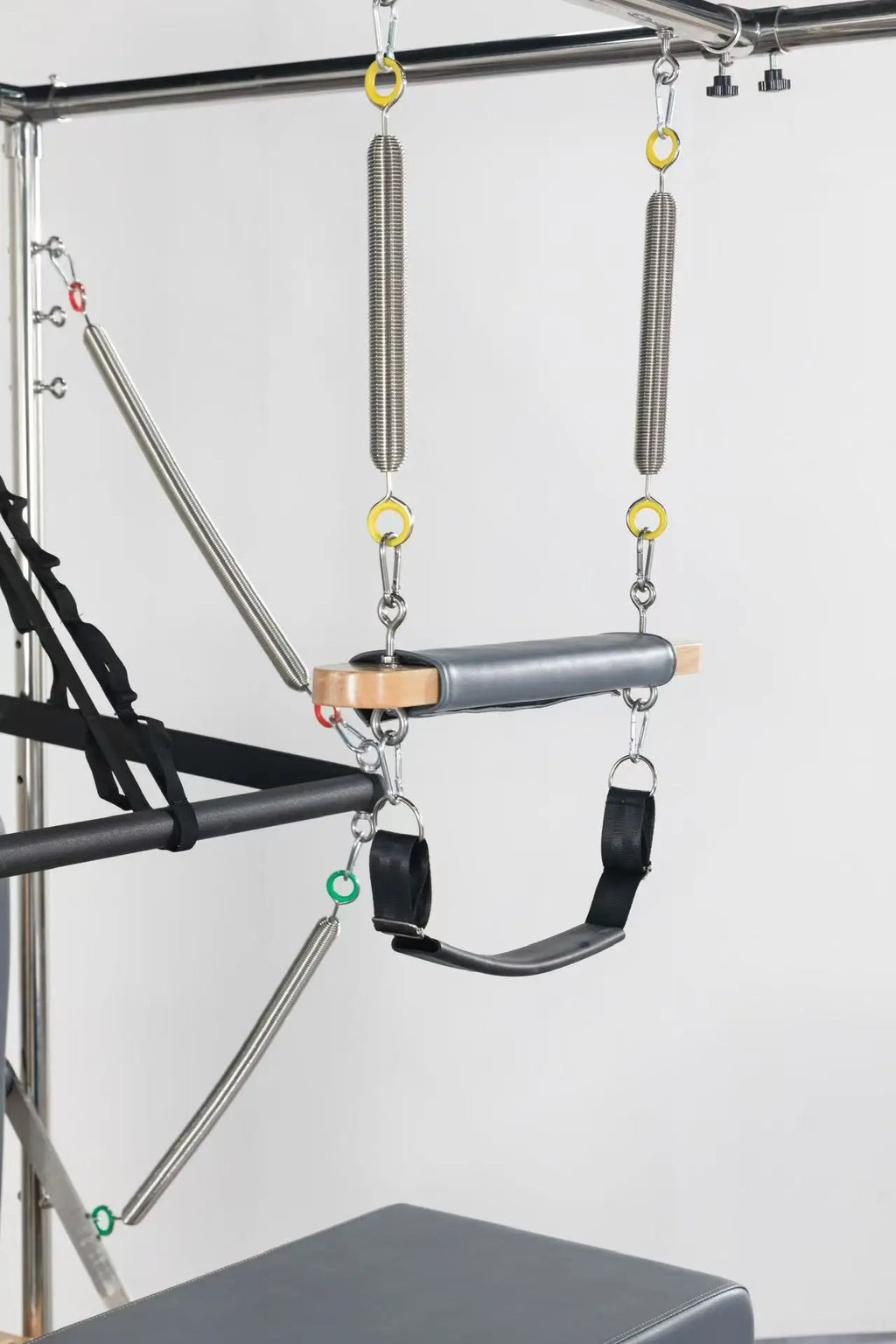 Oak Wood Full Trapeze Pilates Reformer Cadillac Gray 2480mm