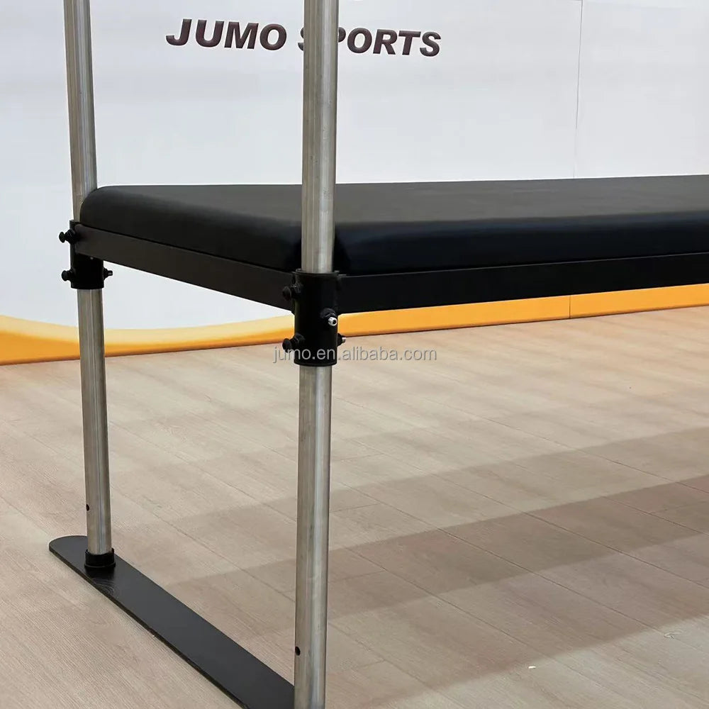 Professional Pilates Cadillac Trapeze Table Aluminum Studio Equipment Black