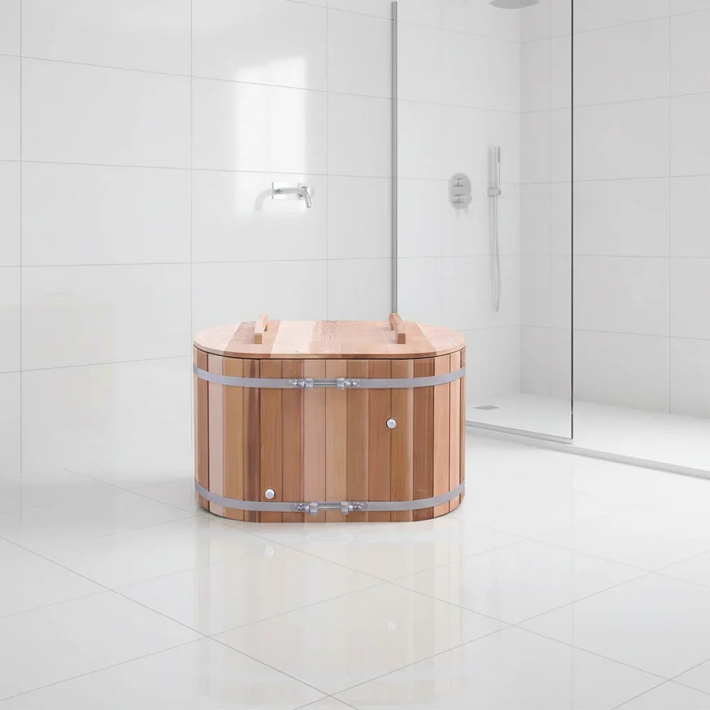 Designer Plunge Tub Nordic Solid Wood Alfresco Outdoor Living Australia