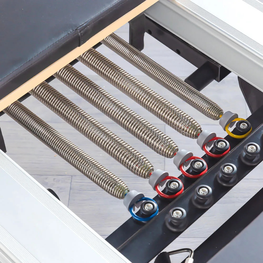 Aluminum Alloy Pilates Reformer Adjustable Commercial Grade Studio Equipment