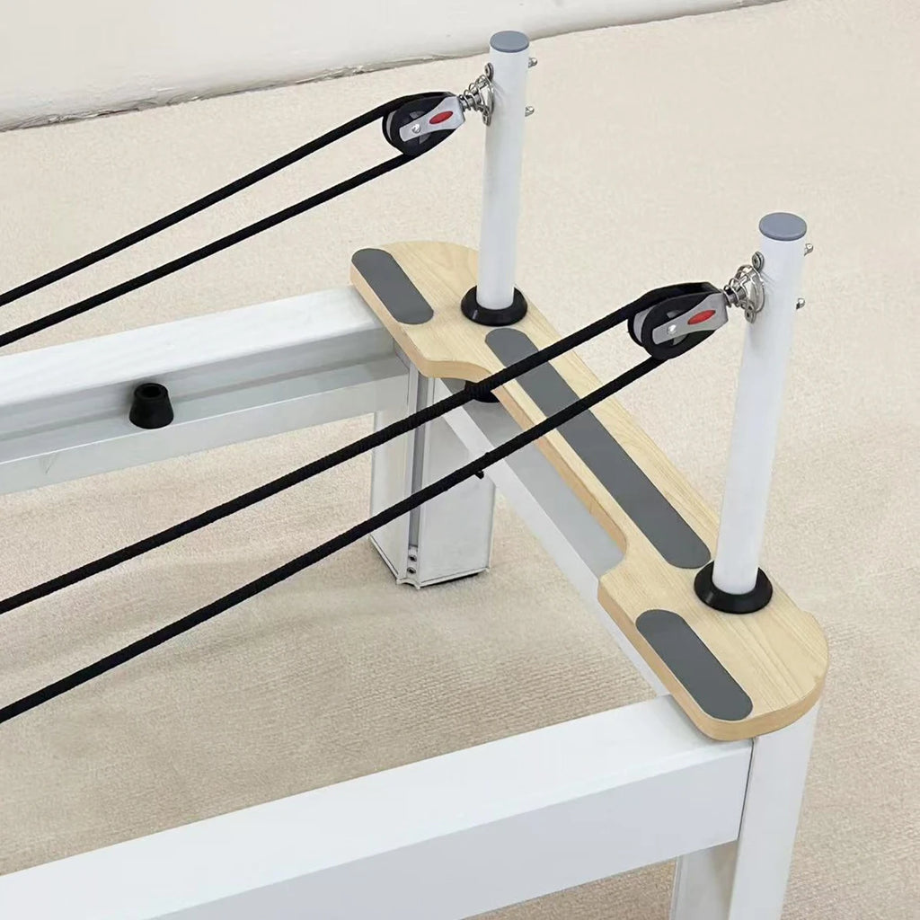 Aluminum Alloy Pilates Reformer Studio Equipment With Adjustable Footbar