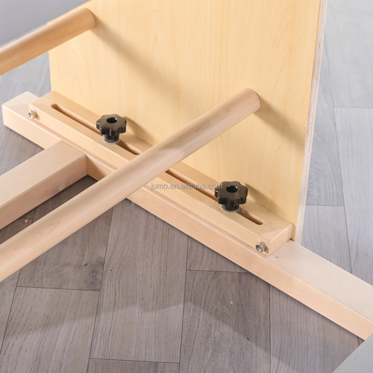 Pilates Ladder Barrel Maple Wood Gray 1100x620x990mm