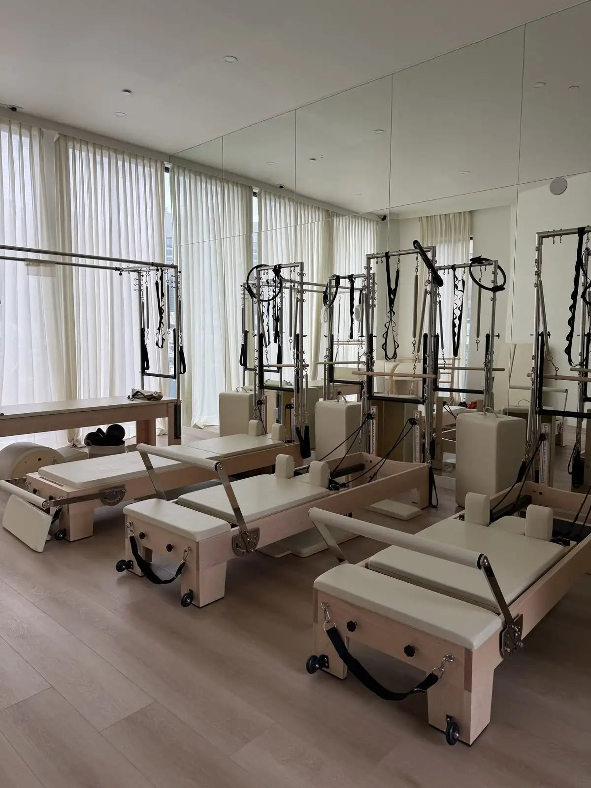 Maple Wood Pilates Reformer Tower with Full Attachment