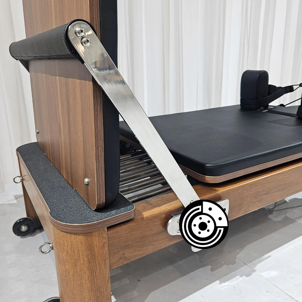 Commercial Adjustable Studio Quality Aluminum Pilates Reformer Unit