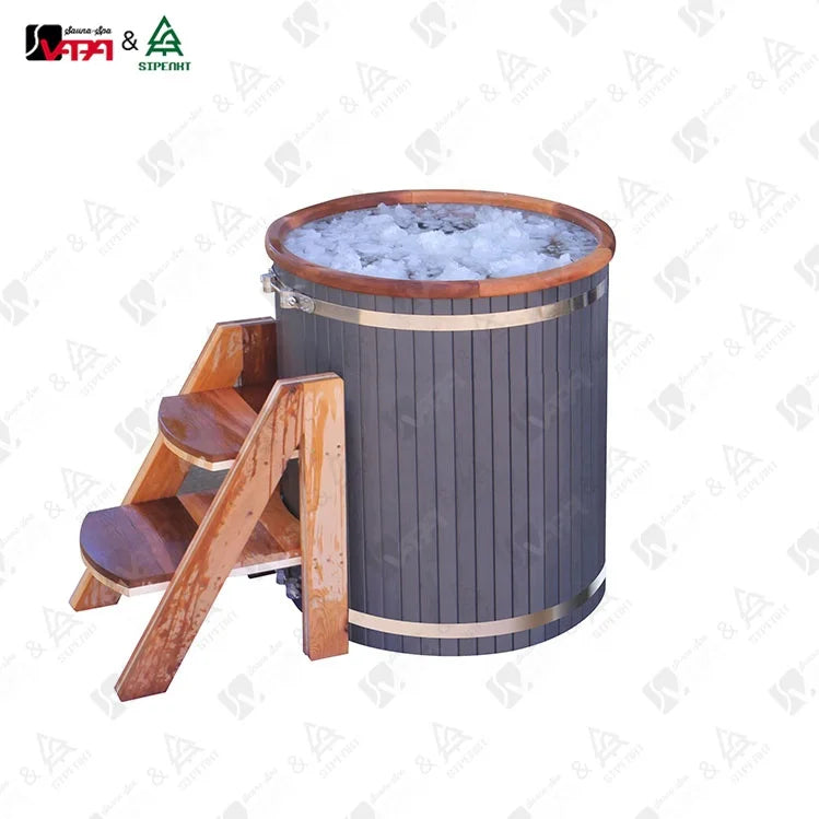 Custom Outdoor Ice Bath Red Cedar Alfresco Outdoor Living Australia