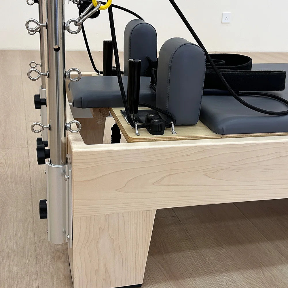 Wooden Pilates Reformer Bed with Half Trapeze Studio Equipment