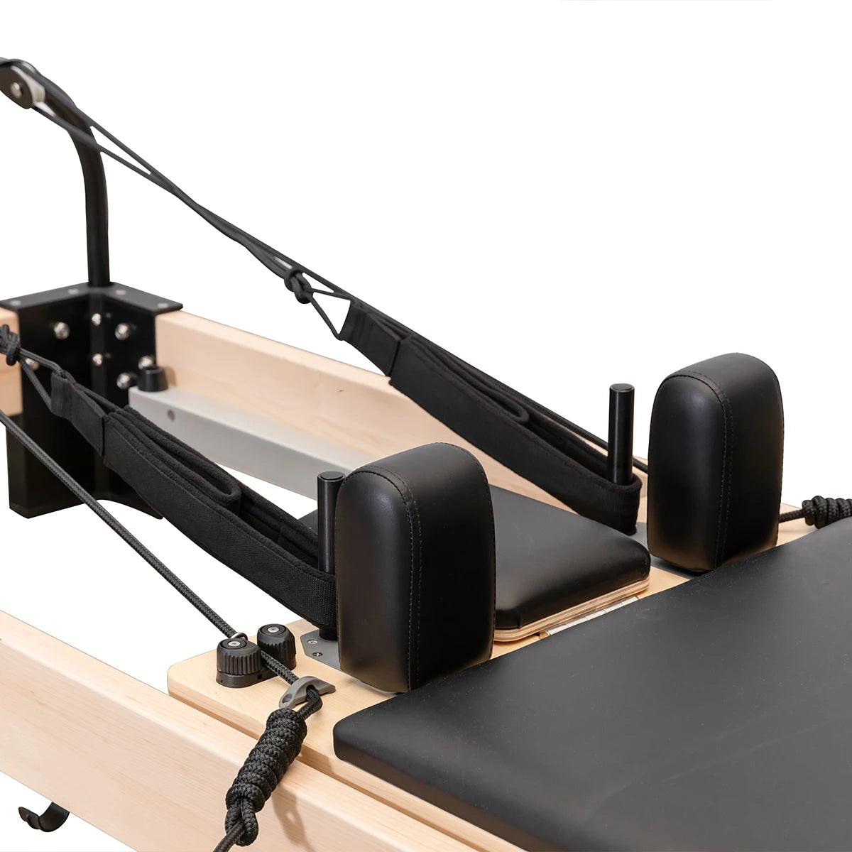 Maple Wood Pilates Reformer Commercial Grade 2580mm Black Finish