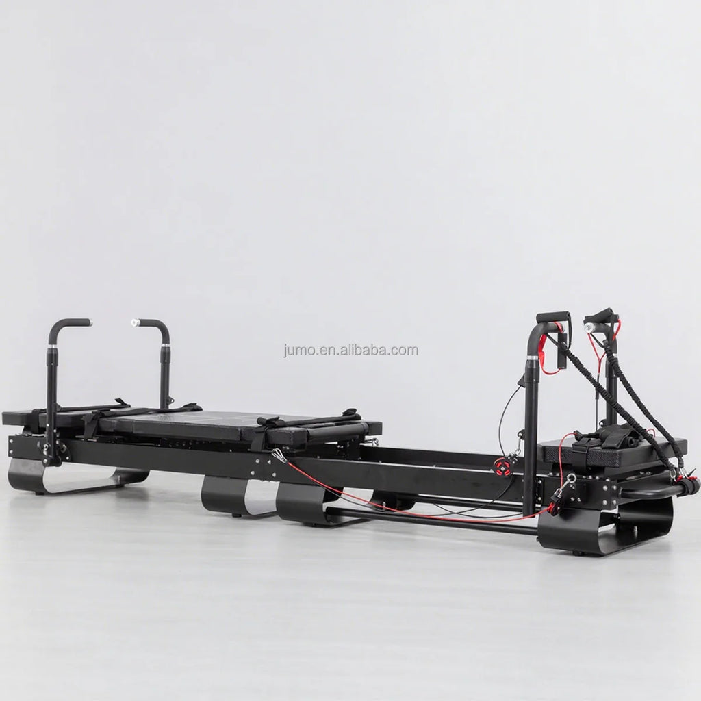 Aluminum Pilates Reformer KXformer Commercial Studio Grade 3290mm Black