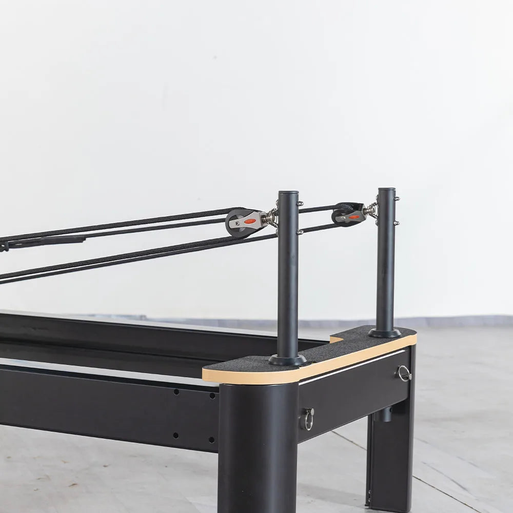Aluminum Reformer Pilates Bed Adjustable Resistance Home Studio Equipment