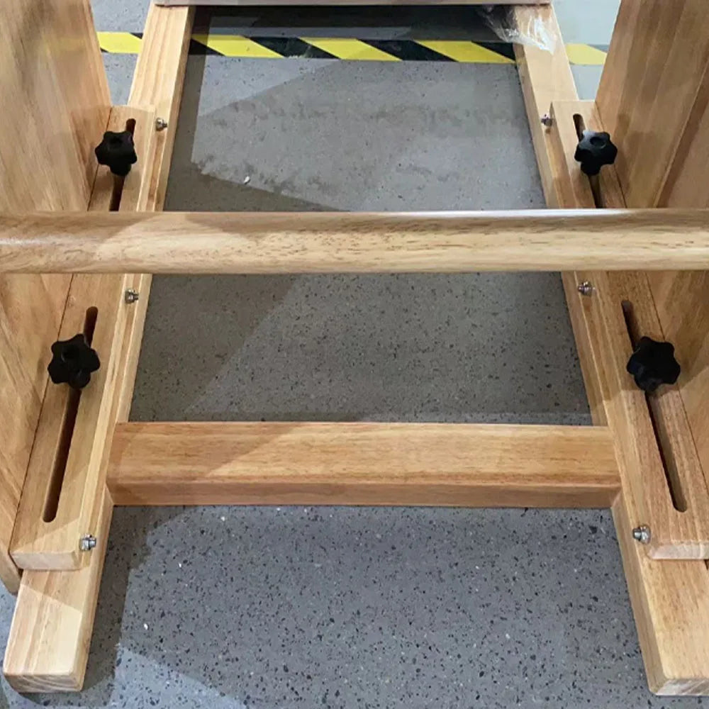 Oak Wood Ladder Barrel Pilates Equipment Gray 1100x620x990mm