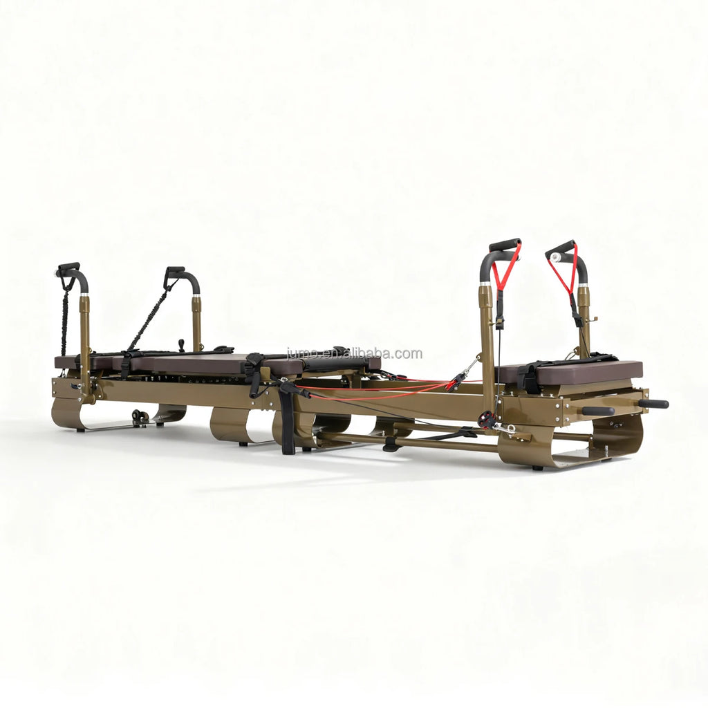 Professional Aluminium Pilates Reformer With Smooth Precision Glide System