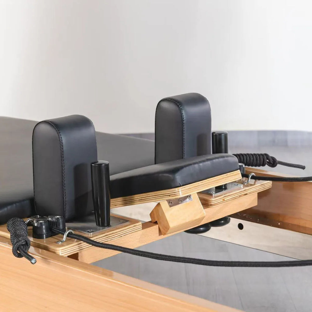 Oak Wood Pilates Reformer Professional Studio Fitness Machine Gray