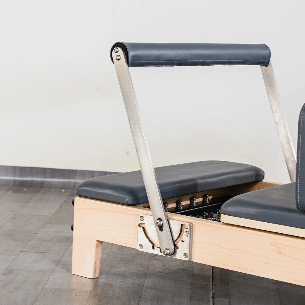 JUMO YMFR-1 Foldable Pilates Reformer Maple Wood Blue
