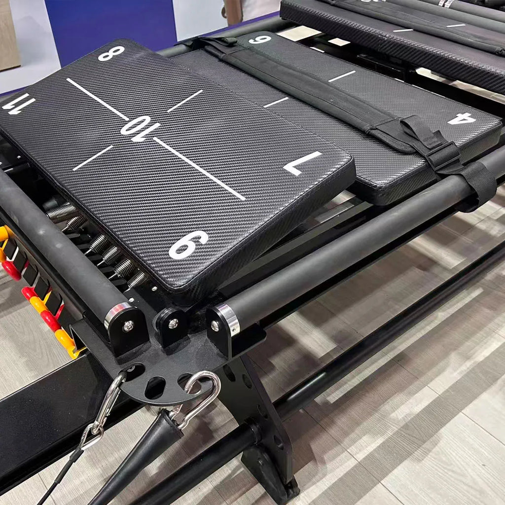 Studio-Grade Aluminum Pilates Reformer Machine 332cm Black