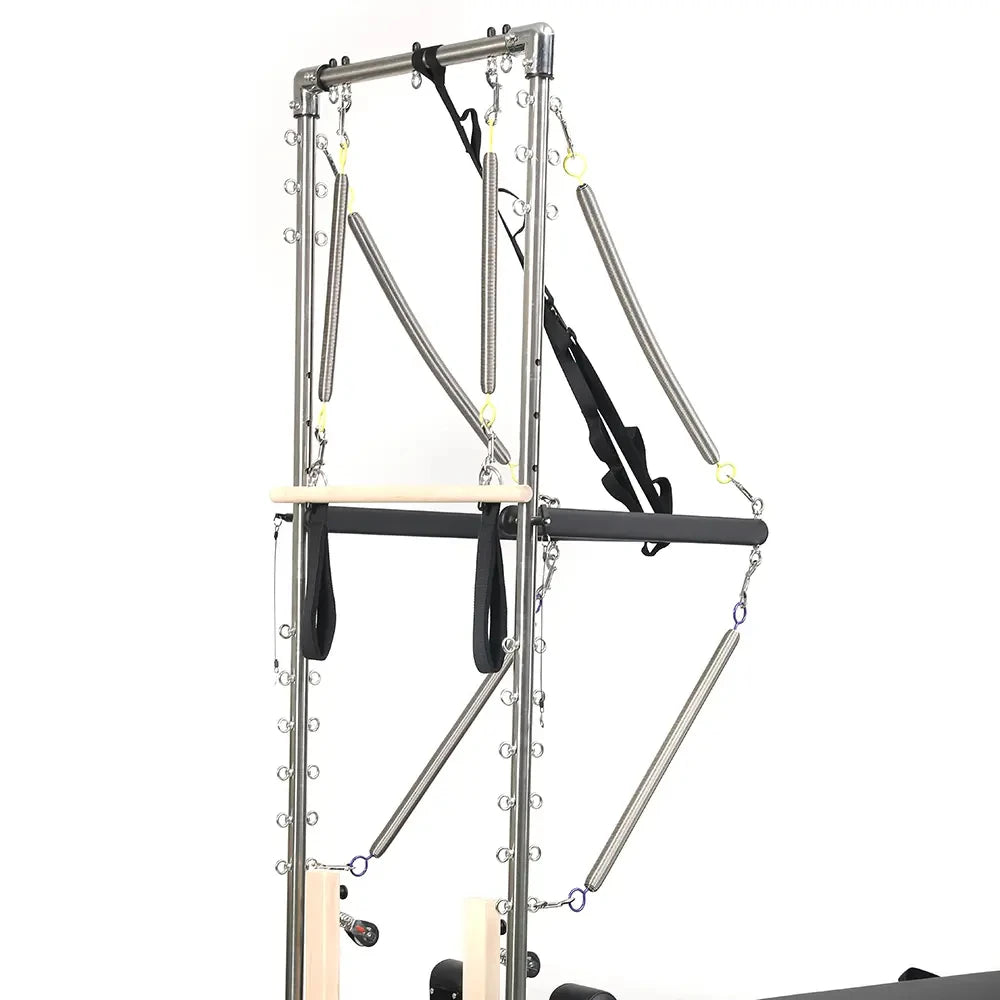 Infinity Footbar Pilates Reformer Tower Maple Wood 233cm