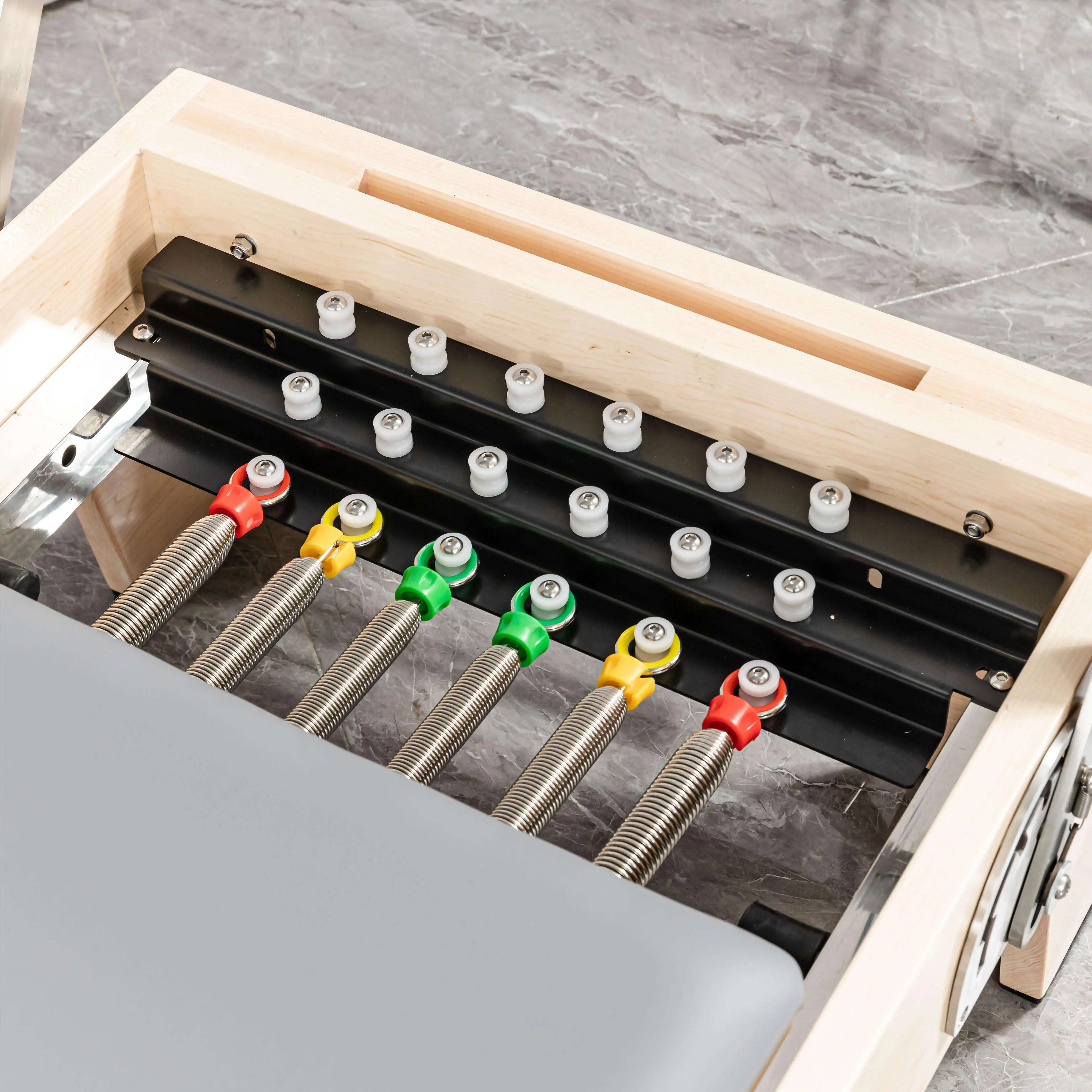 Maple Wood Pilates Reformer Tower Adjustable Studio Equipment