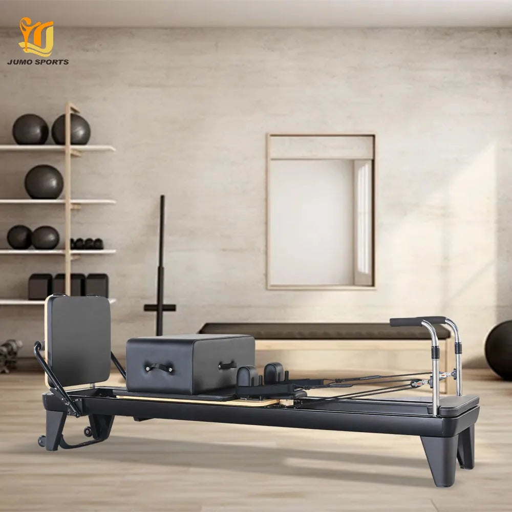 Professional Aluminum Pilates Reformer with Auto Retraction System