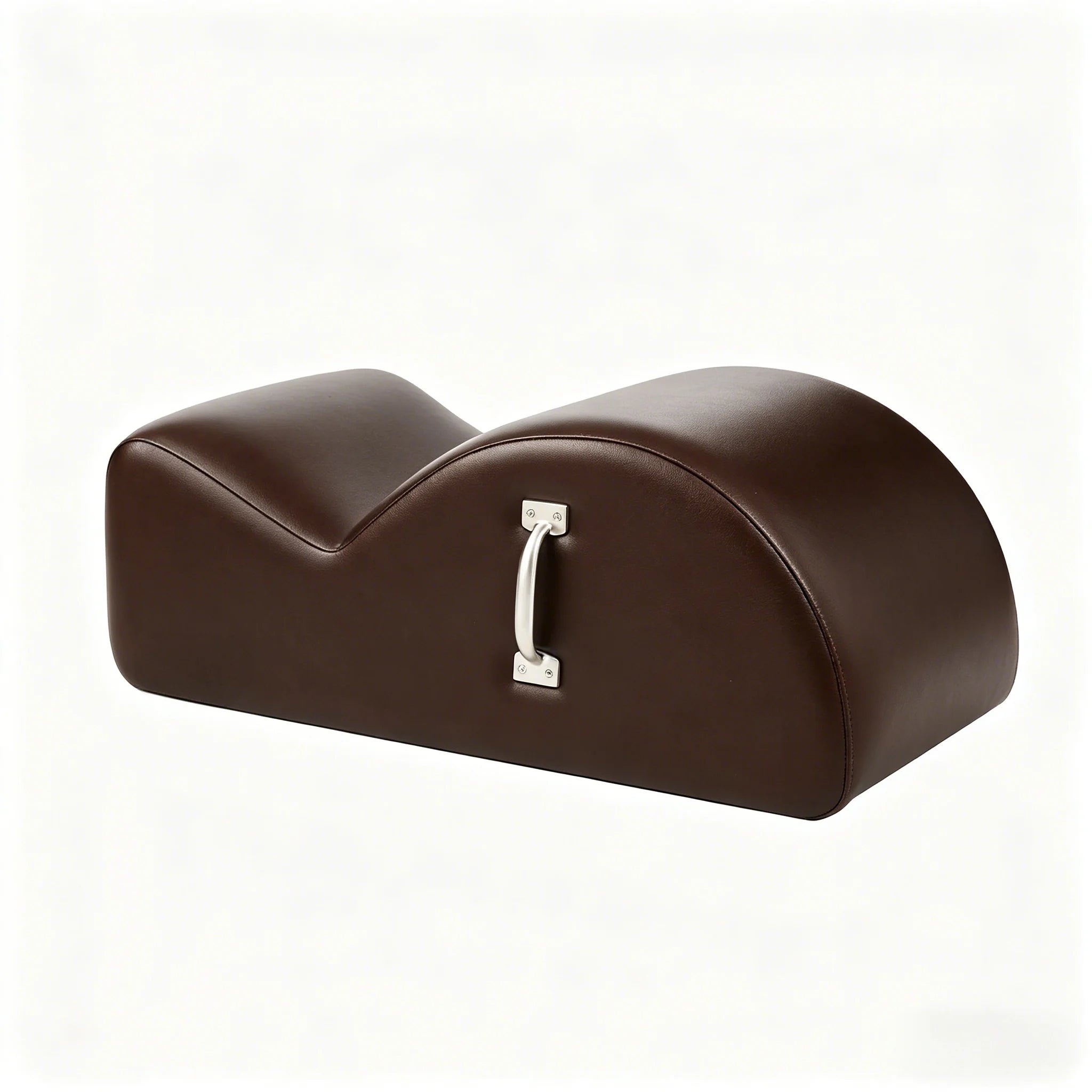 Classic Pilates Spine Corrector with Metal Handles and Upholstery