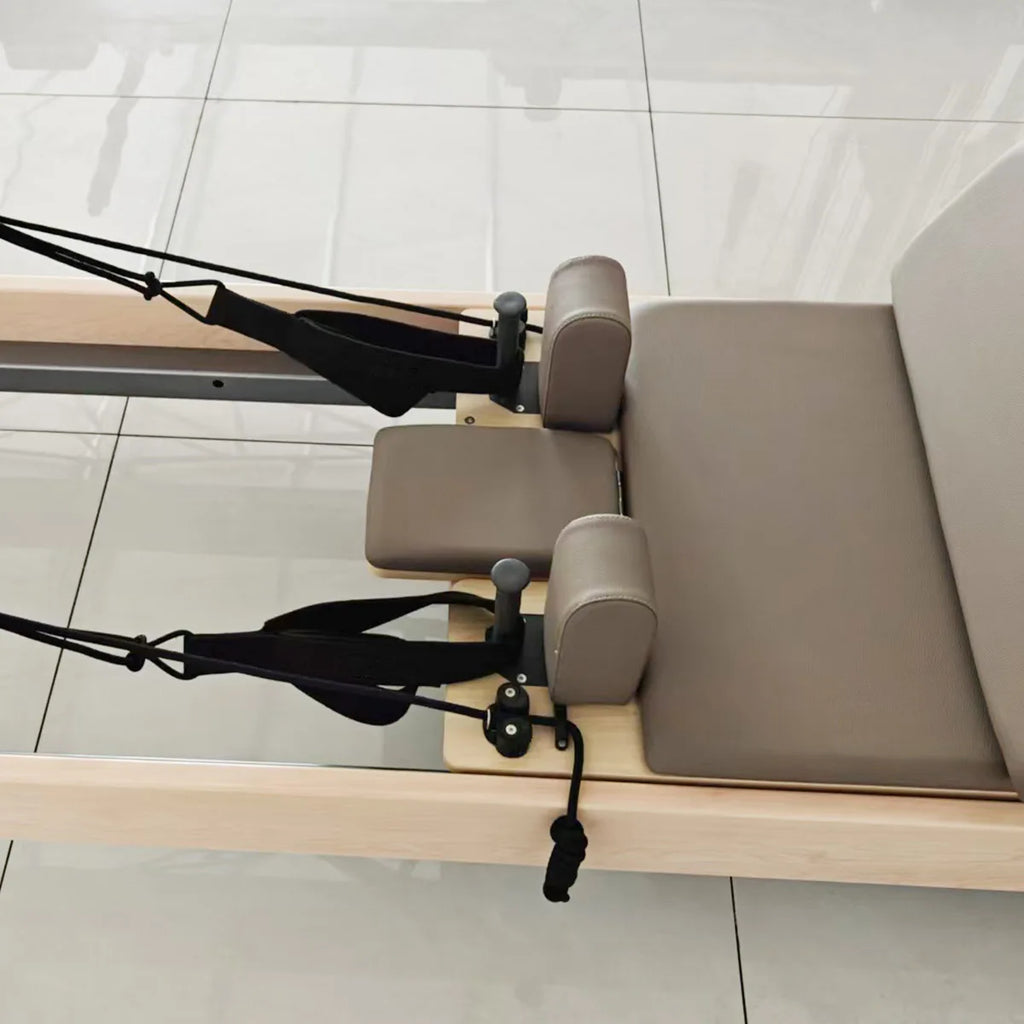 Maple Wood Pilates Reformer Adjustable Footbar 239cm