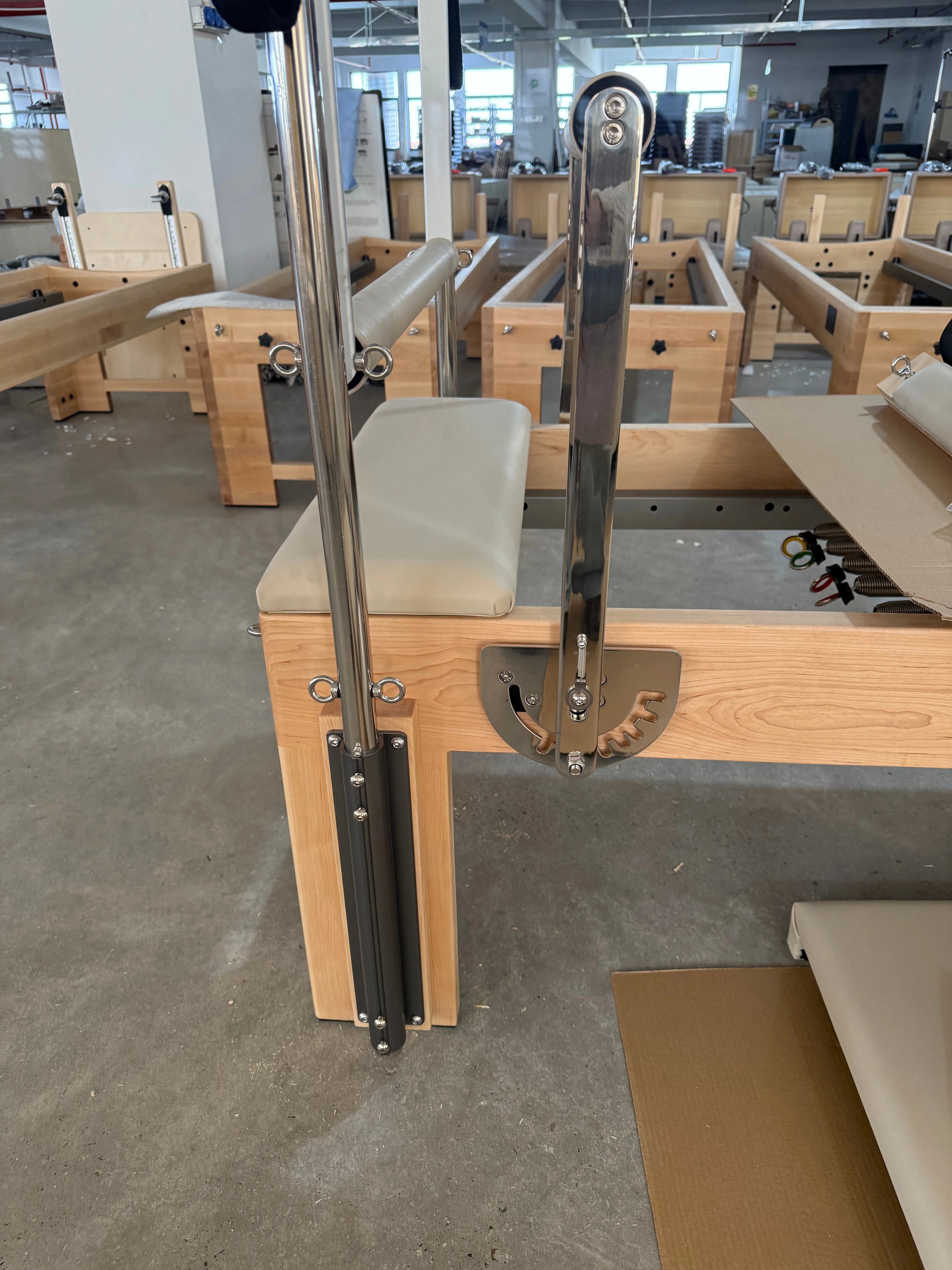 Maple Wood Cadillac Reformer Professional Pilates Equipment