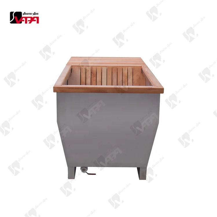 Cold Water Therapy Tub Alder Wood Alfresco Outdoor Living Australia