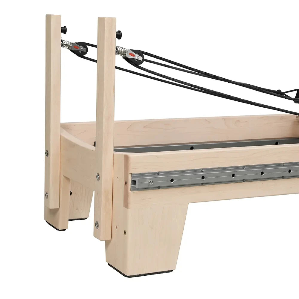 Infinity Footbar Pilates Reformer Tower Maple Wood 233cm