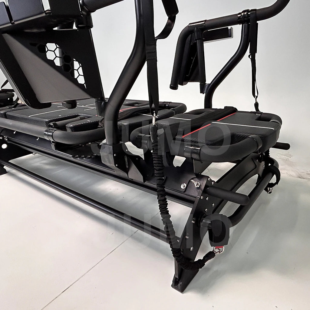 WM3K+ Aluminum Pilates Reformer Adjustable Studio Grade Black