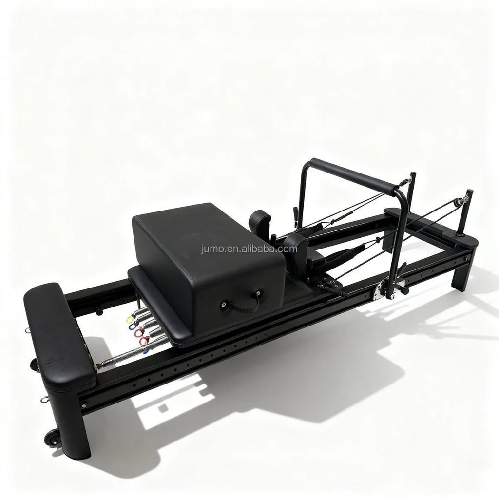 Aluminum Pilates Reformer Studio Grade 97in Black