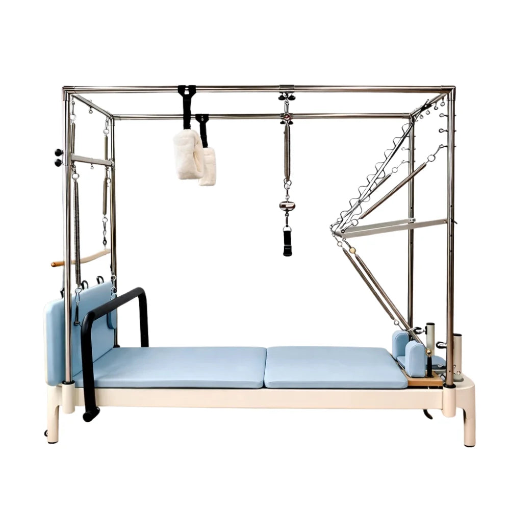 Aluminum Trapeze Cadillac Pilates Reformer With Sliding Footbar