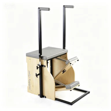 Wunda Chair Pilates Stability Chair Maple Wood Adjustable Handles