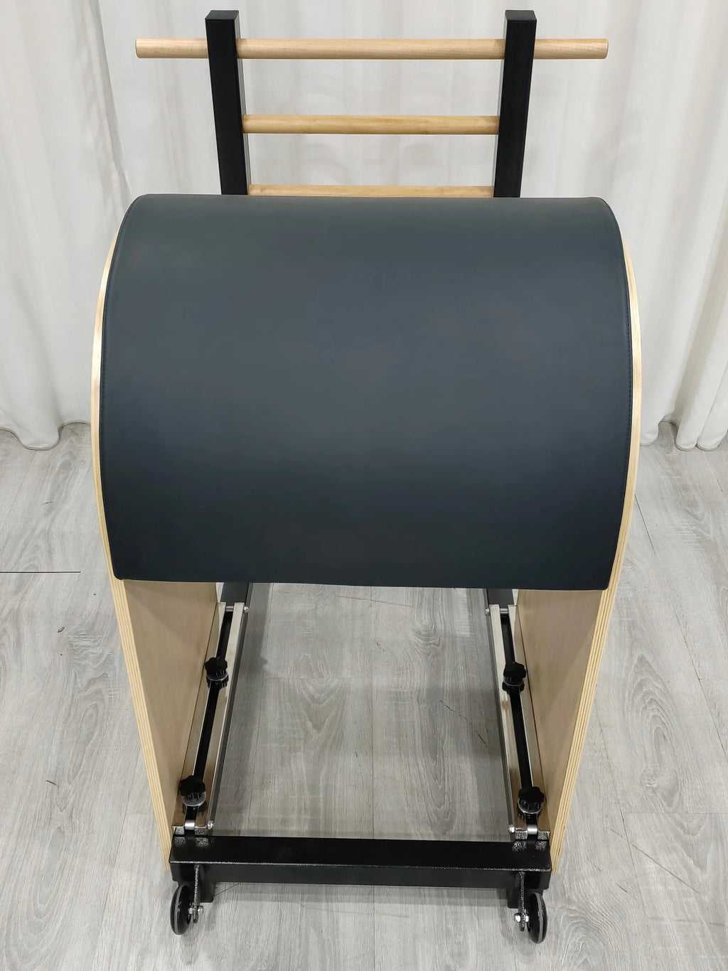Eleven-CM-RE007 Pilates Ladder Barrel Maple Wood Steel White
