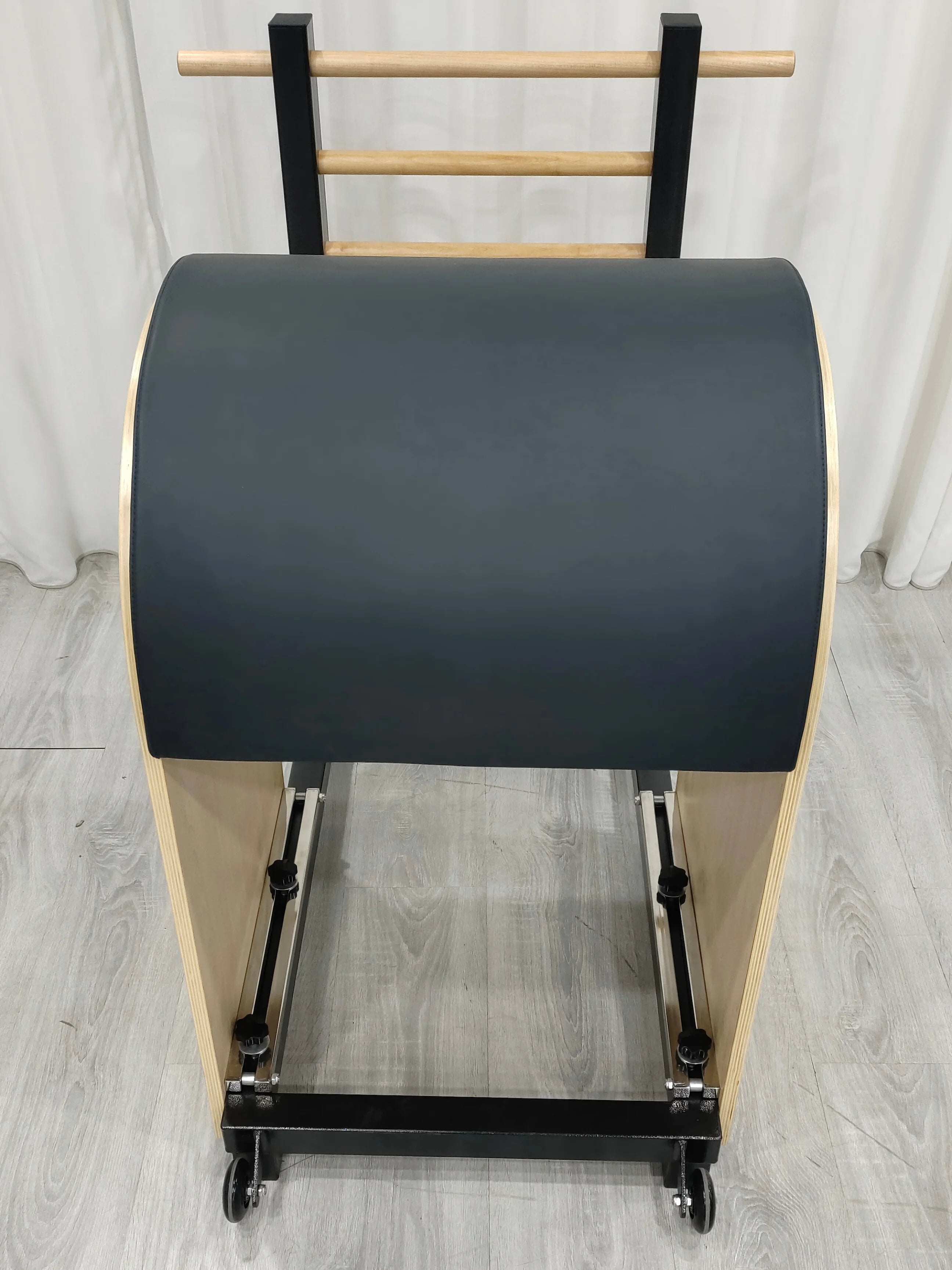 Eleven-CM-RE007 Pilates Ladder Barrel Maple Wood Steel White
