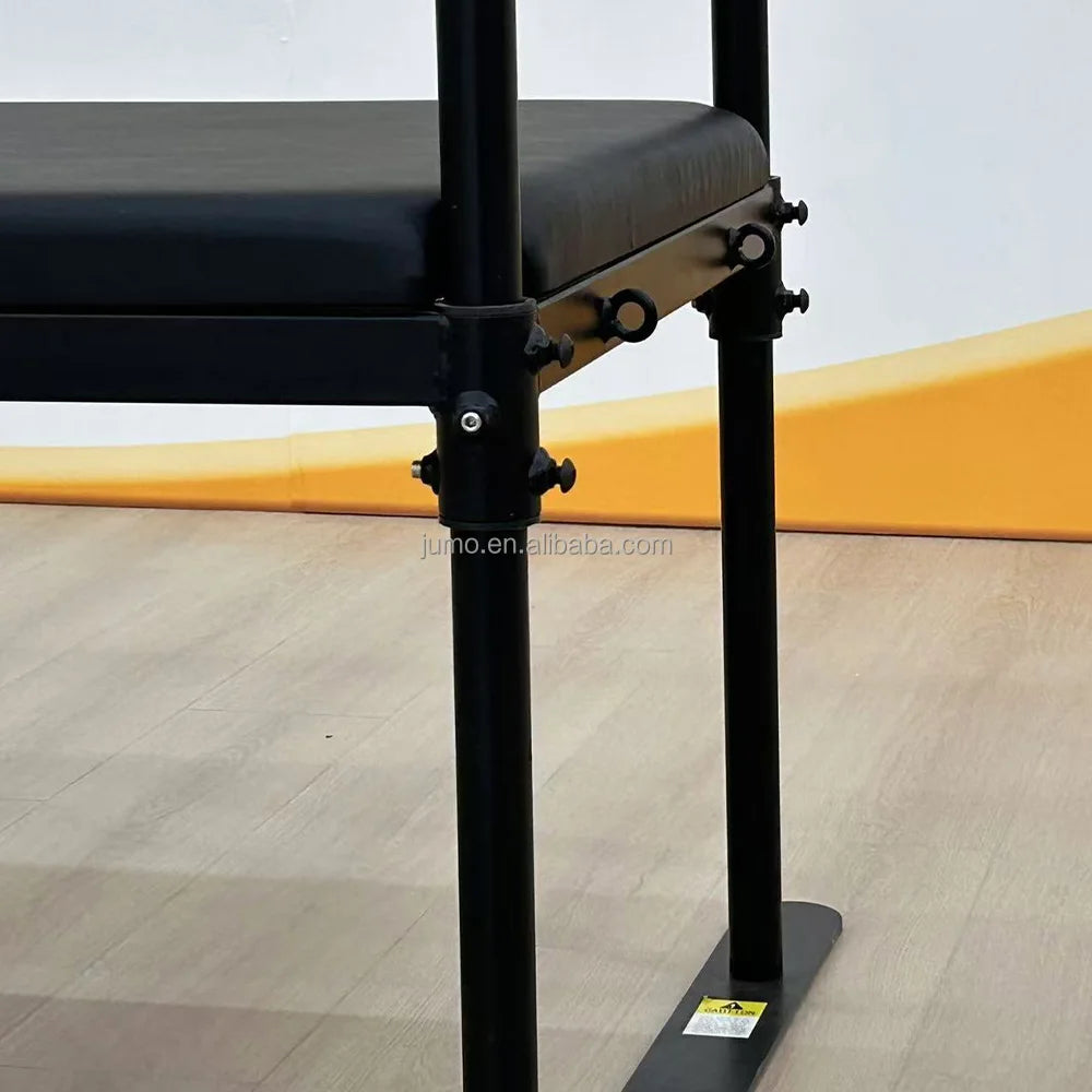 Cadillac Aluminum Pilates Reformer with Tower Black