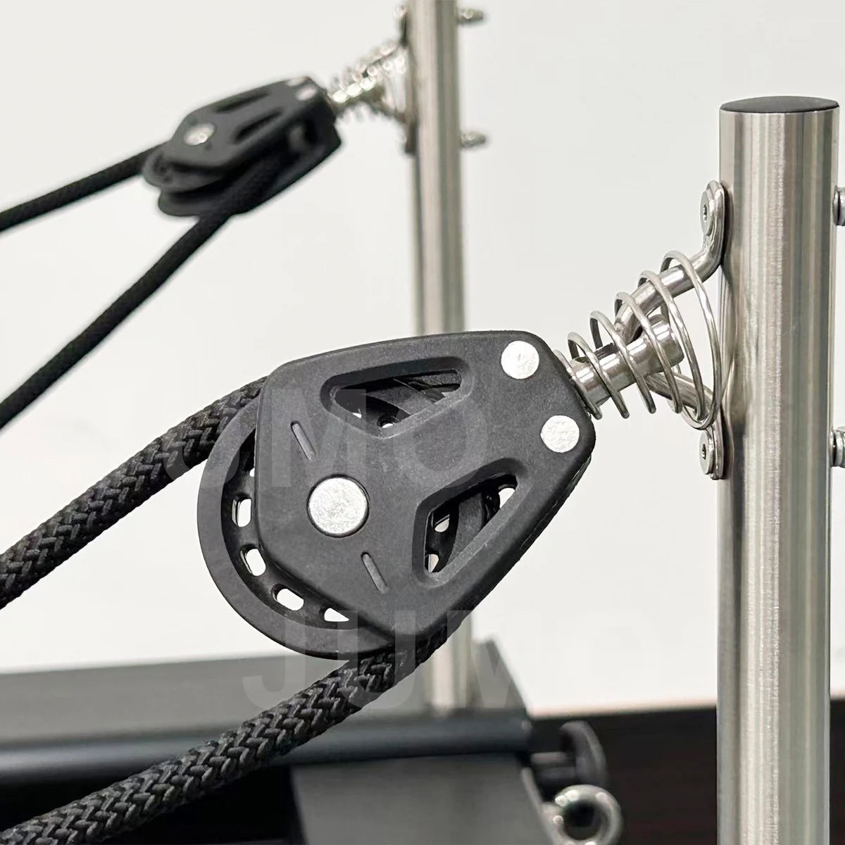 Professional Aluminum Pilates Reformer Studio Grade Smooth Glide Black
