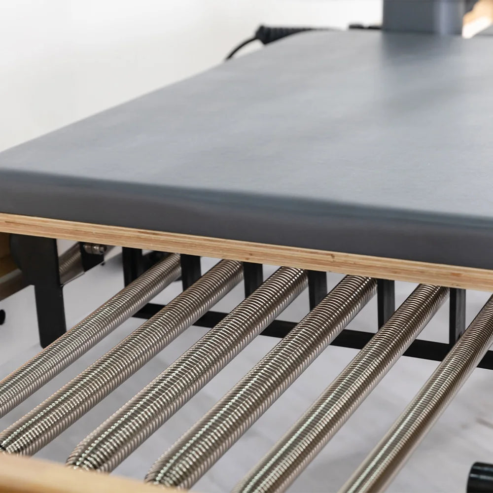 Oak Wood Pilates Reformer Studio Grade 3-in-1 Bed