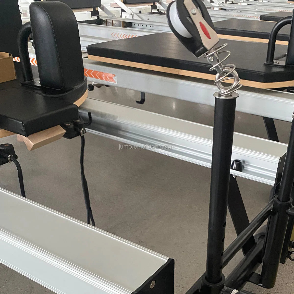 Professional Aluminum Pilates Reformer with Half Tower Studio Equipment