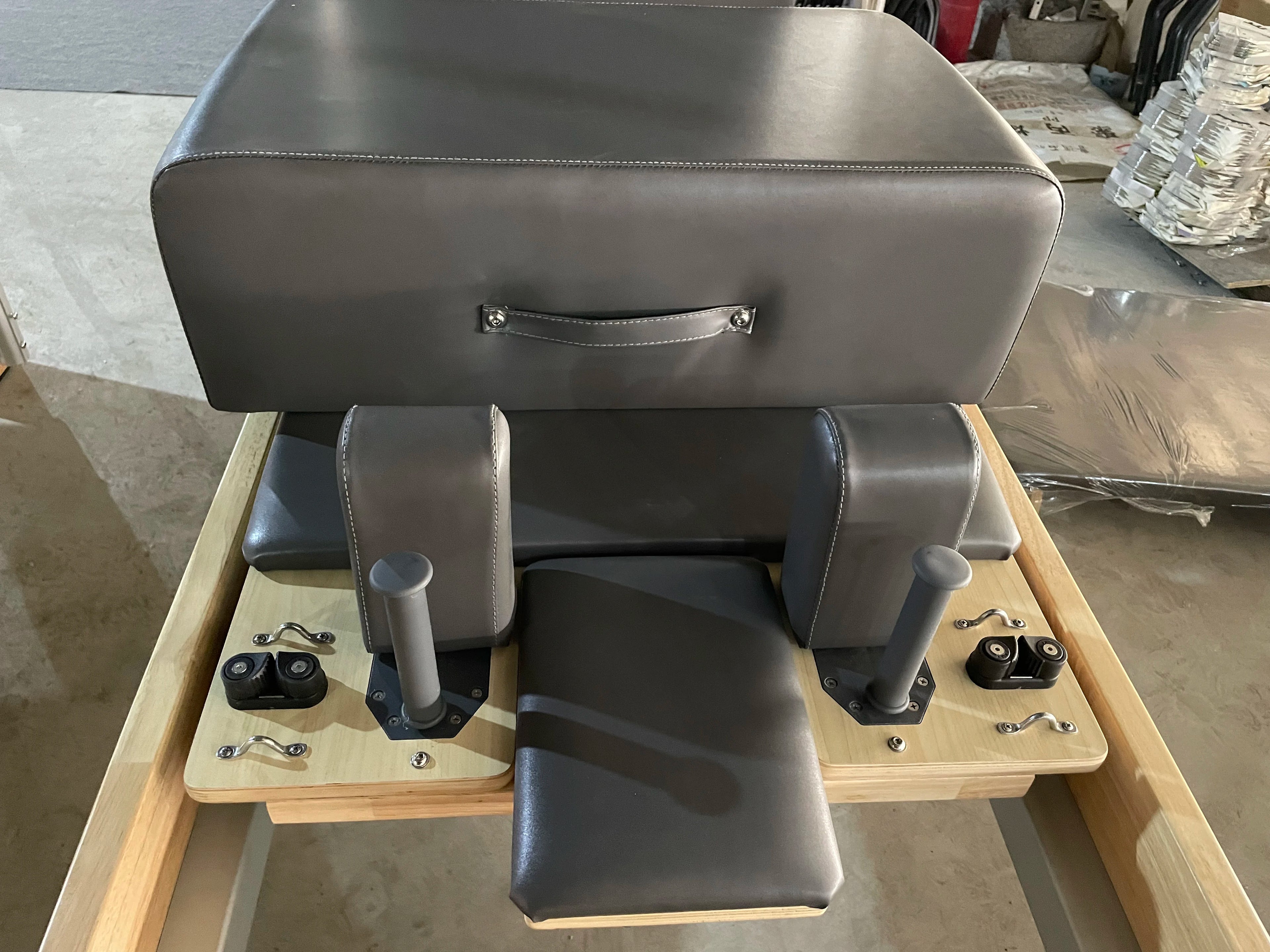 Commercial Pilates Cadillac Reformer 3-in-1 Oak Wood Full Set