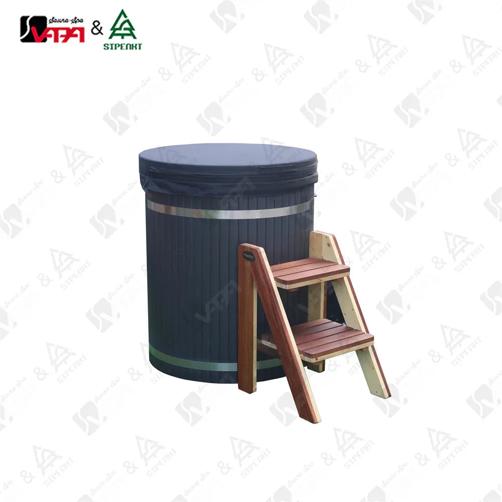 Custom Cold Plunge Therapy System Modern Minimalist Alfresco Outdoor Living Australia